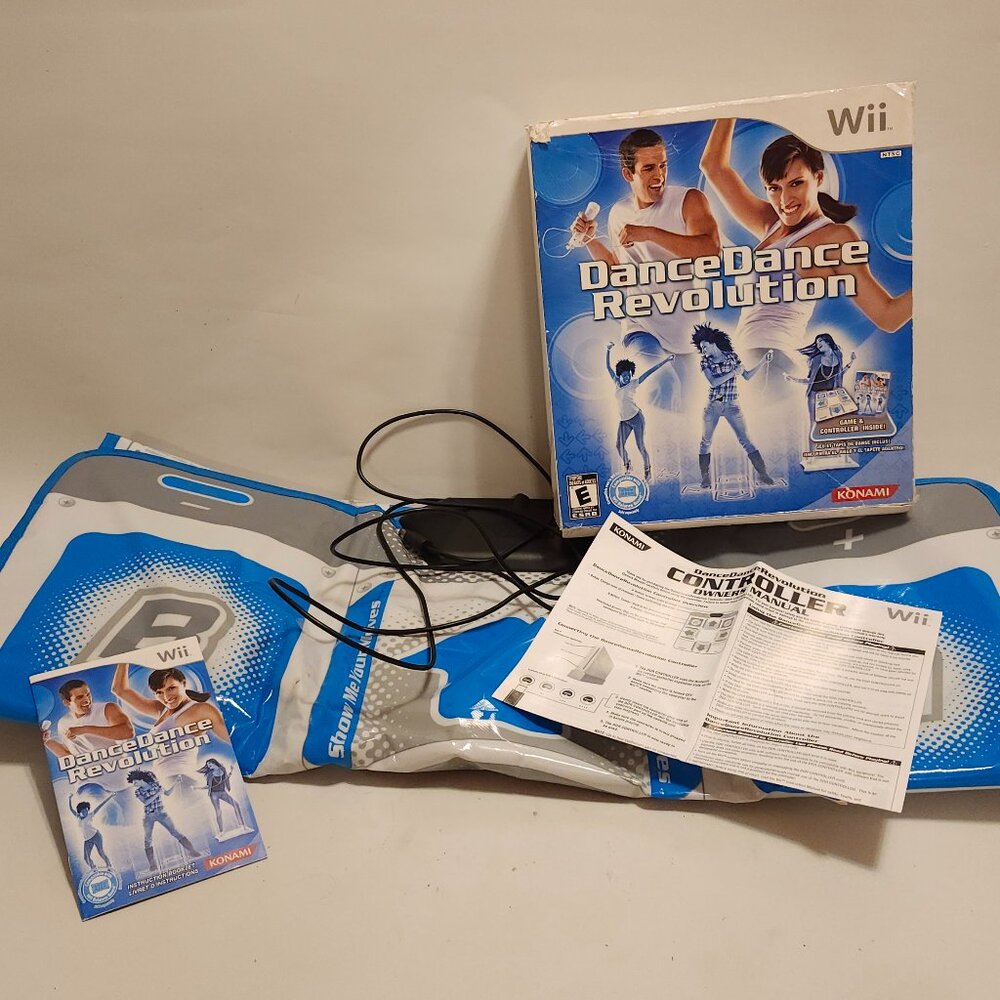 KONAMI Wii Dance Dance Revolution Controller Mat and Instructions NO GAME